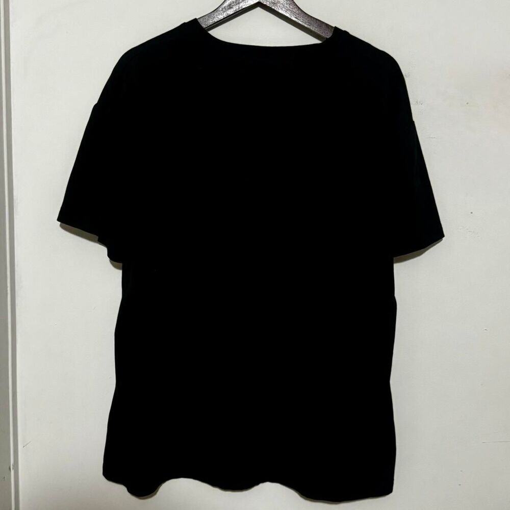 Oversized black skeleton anatomy short sleeve tshirt size large grunge goth emo - Picture 4 of 4